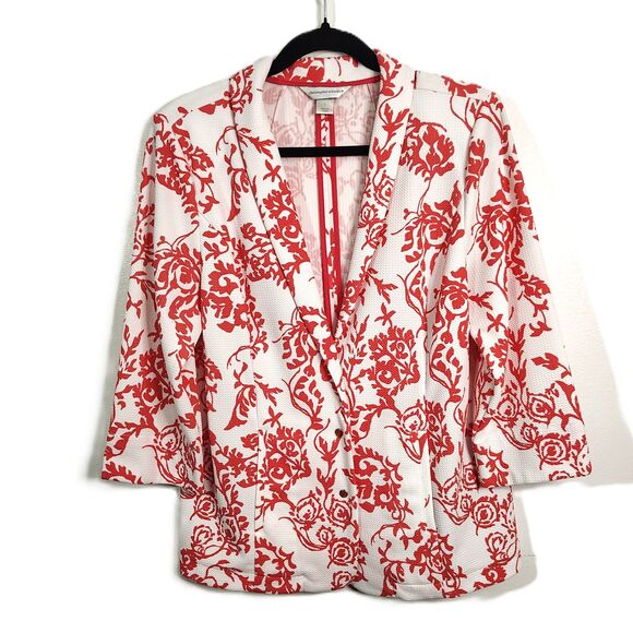 Blouses & Blazer BUNDLE Large Women's 3/4 Sleeve Fall Floral Mixed Lot Wholesale - Picture 2 of 7